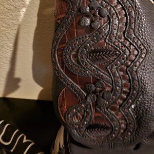 BRIGHTON Large Leather Handbag